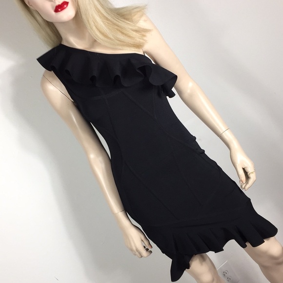 HERVE LEGER BANDAGE DRESS - Picture 2 of 16